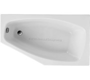 Cada de baie Polimat Marika 140х80 Right (White)