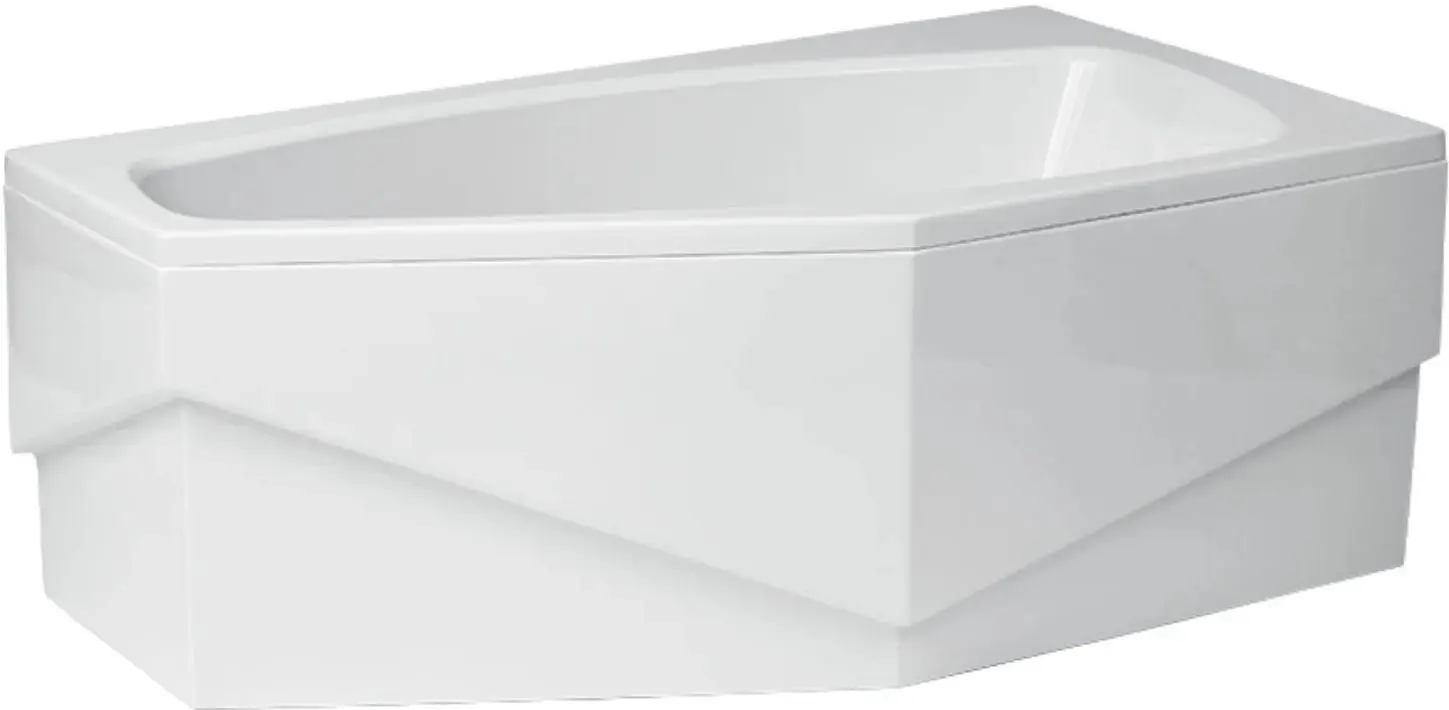 Ванна Polimat Marika 140х80 Right (White)