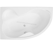 Cada de baie Polimat Mega 160x105 Left (White)