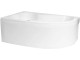 Cada de baie Polimat Mega 160x105 Left (White)