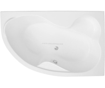 Cada de baie Polimat Mega 160x105 Right (White)