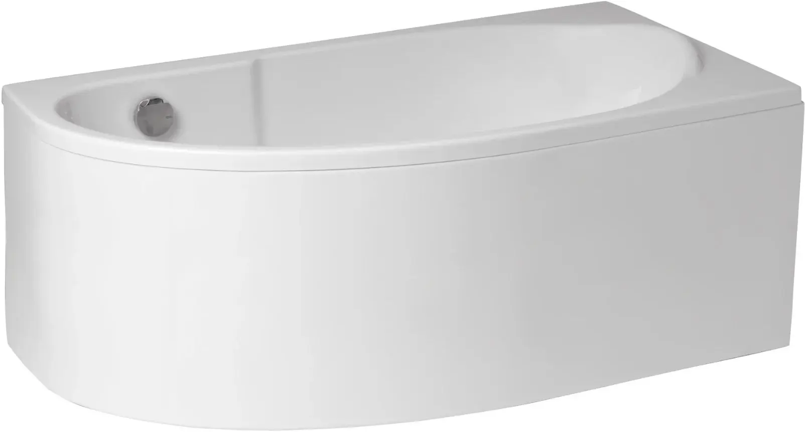 Cada de baie Polimat Miki 140x70 Right (White)
