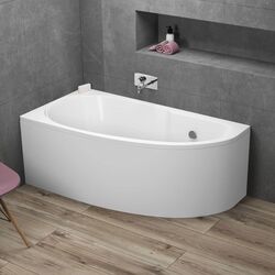 Cada de baie Polimat Miki 140х70 Left (White) Thumb