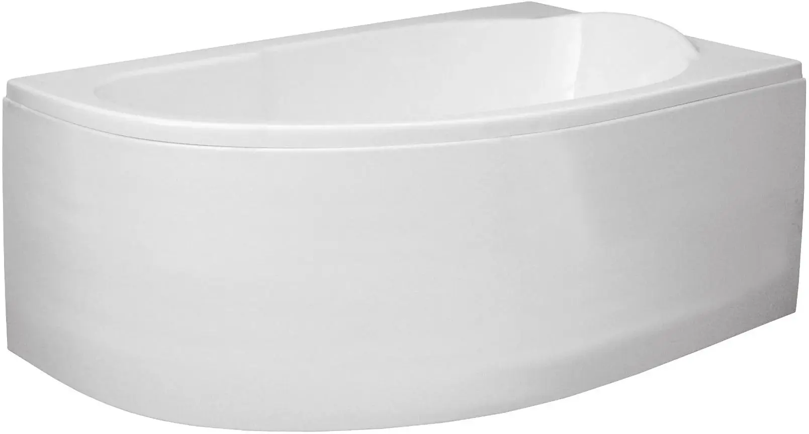 Cada de baie Polimat Miki 145x85 Right (White)