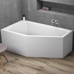 Cada de baie Polimat Selena 150x90 Left (White) Thumb