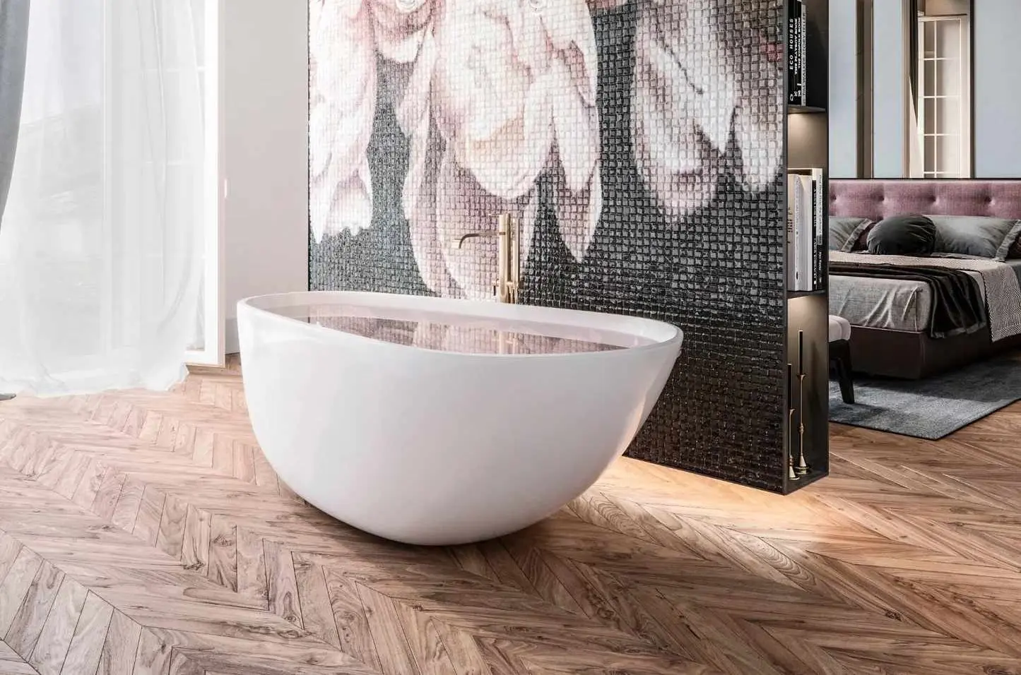 Cada de baie Polimat Shila 170x85 (White)