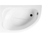 Cada de baie Polimat Standard 130x85 Left (White)