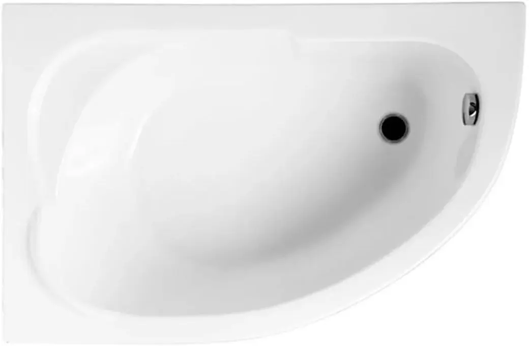 Cada de baie Polimat Standard 130x85 Left (White)