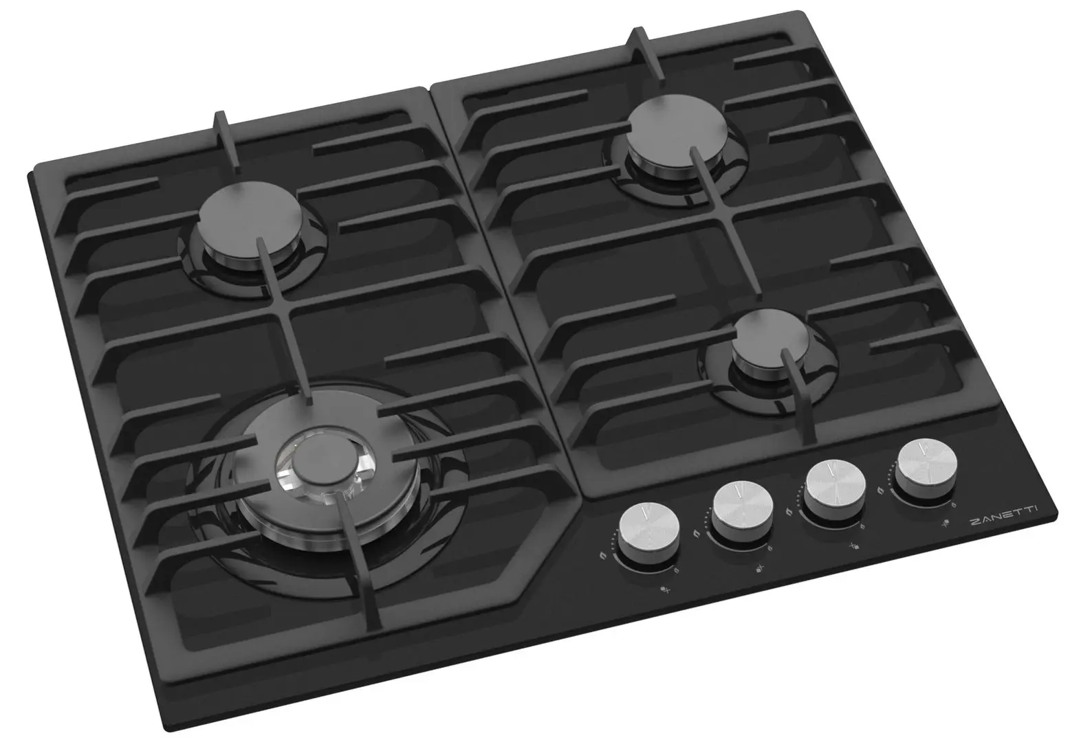 Встраиваемая варочная газовая панель Zanetti 1150 GC Turbo (Black)