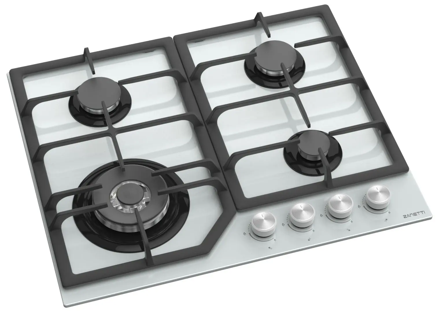 Встраиваемая варочная газовая панель Zanetti 1150 GC Turbo (White)