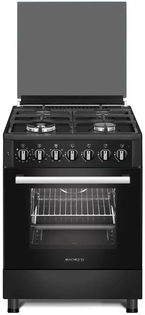 Aragaz combinat Zanetti Z60 EBL (Black)