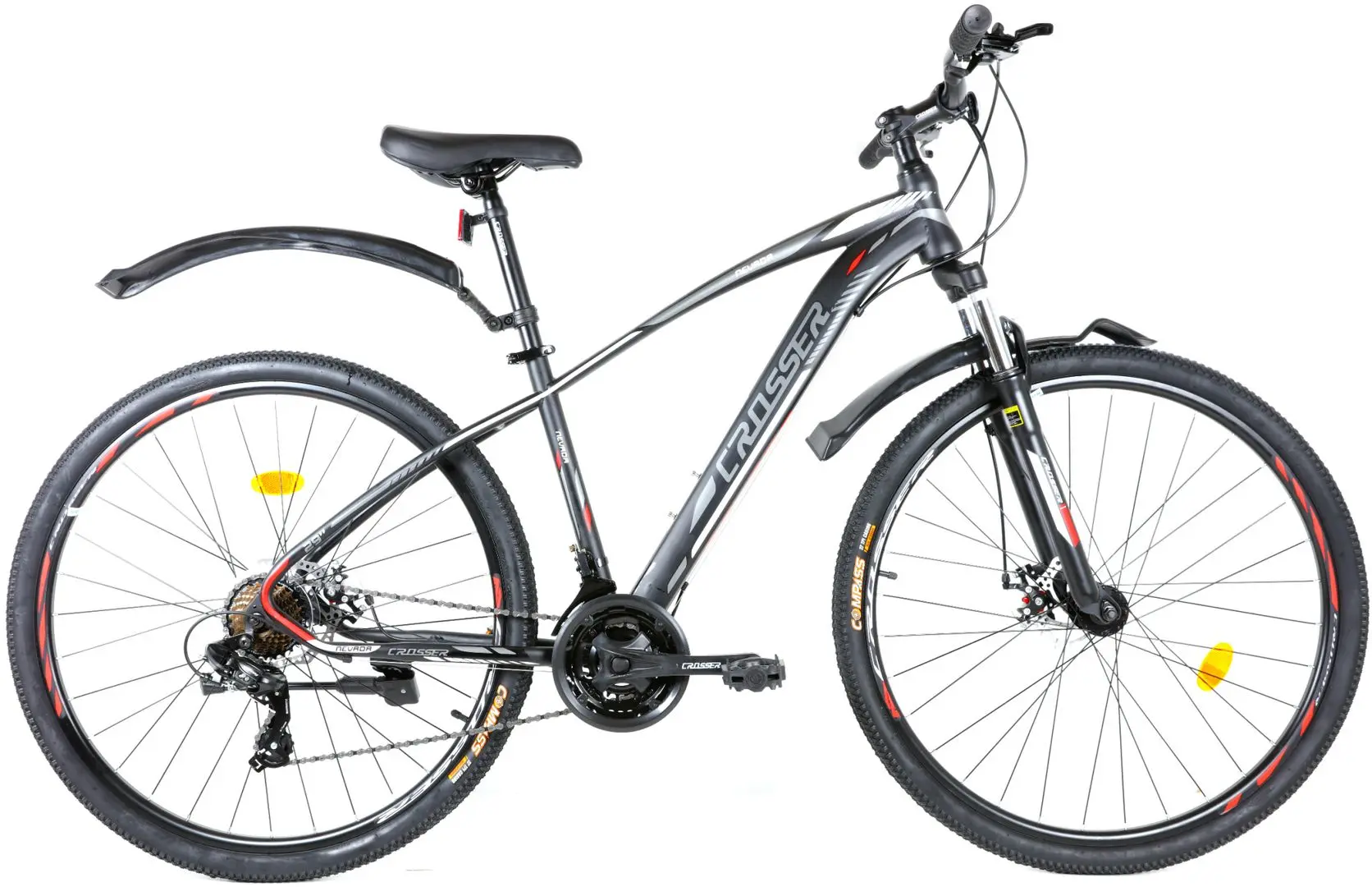 Bicicleta Crosser Nevada 29 GD-SKD (Black/Red)