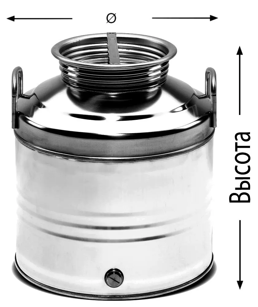 Bidon Tabec 67100 Inox (100l)