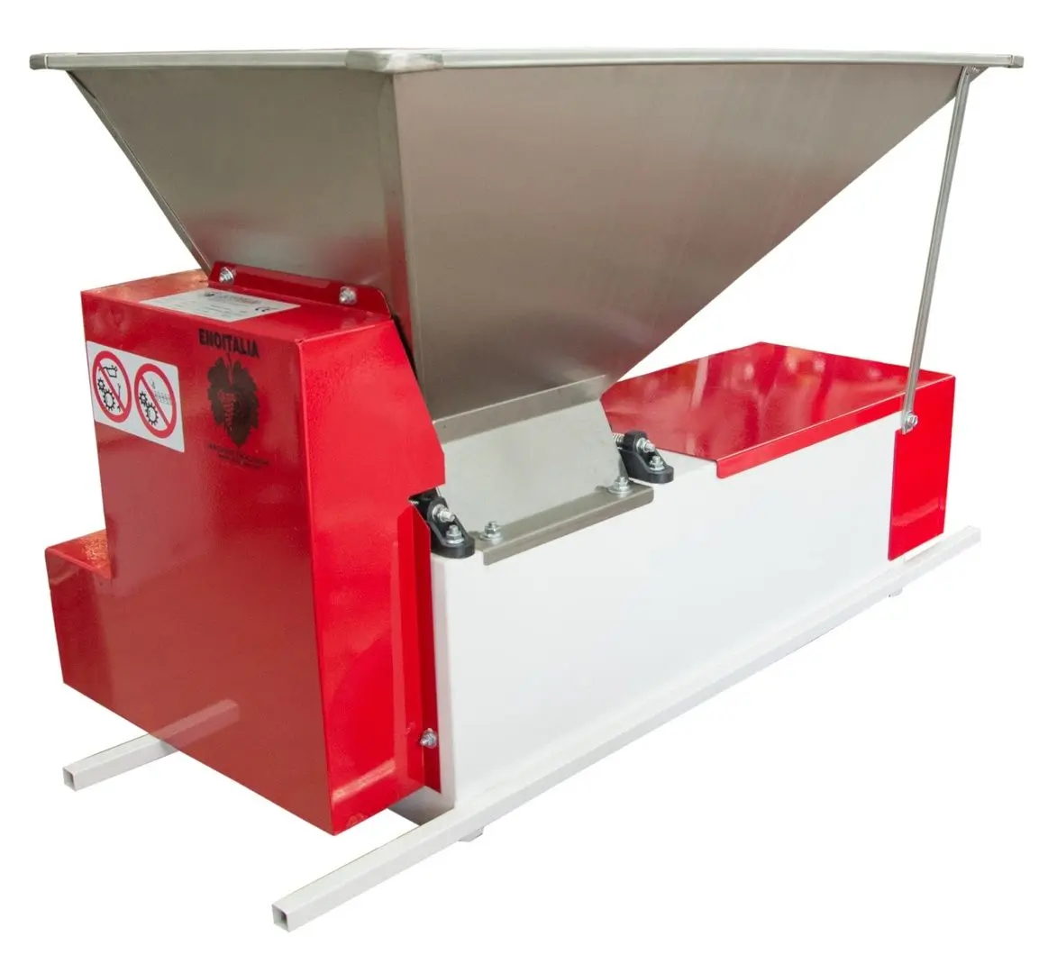 Zdrobitor de struguri electric Enoitalia Eno 3 M (Inox)