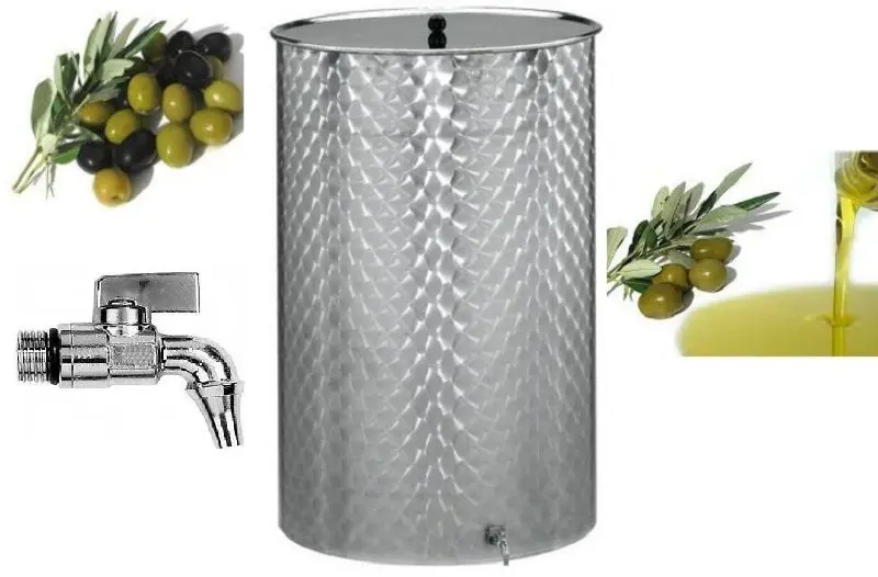 Rezervor pentru fermentare si stocare vin Tabec 71200 Set 200l (Inox)