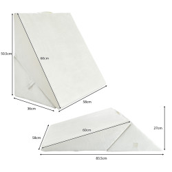 Наклонная подушка Costway HT1141WH (White) Thumb