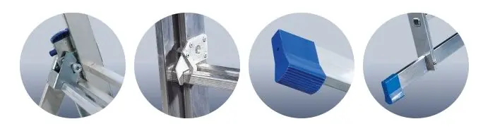 Лестница алюминиевая трехступенчатая Elkop VHR P 3x15