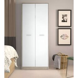 Dulap Yasen Nepo SZF2D combinat (Sonoma Oak/Nymphea Alba)