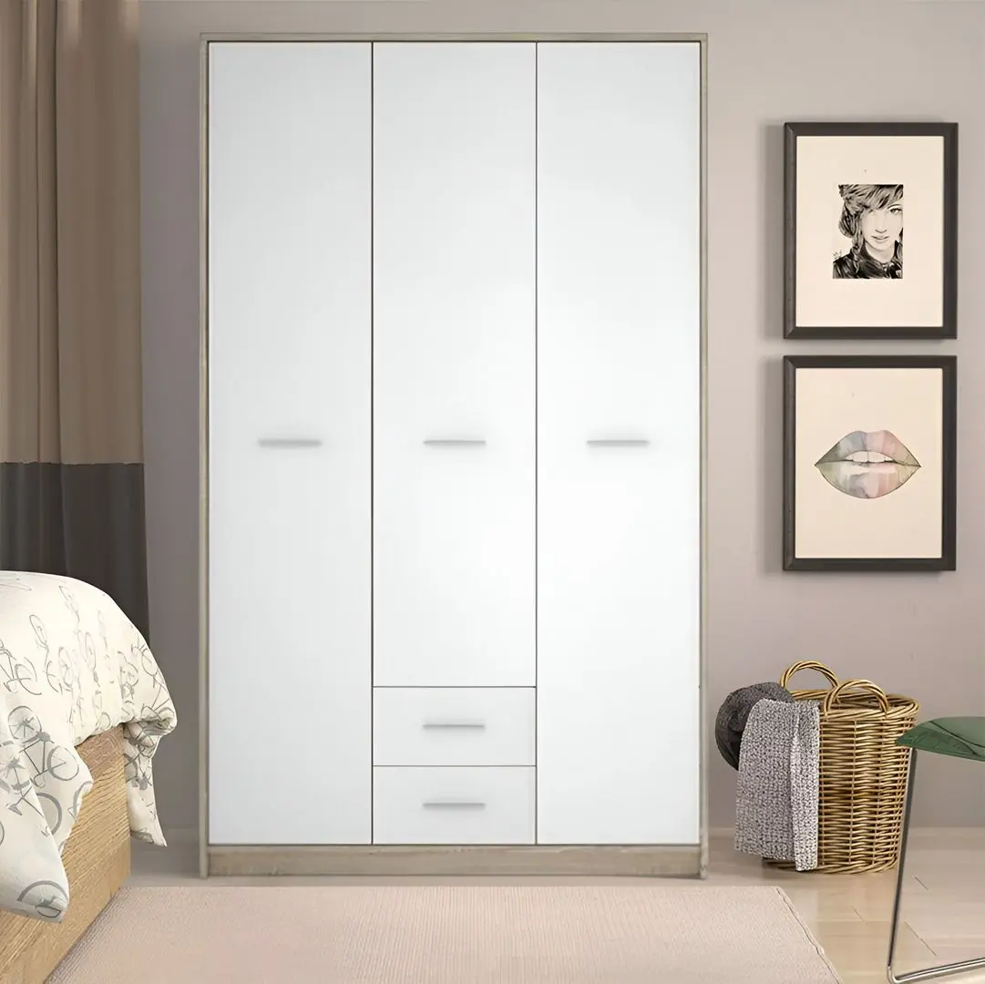 Dulap Yasen Nepo SZF3D2S N (Sonoma Oak/Nymphea Alba)