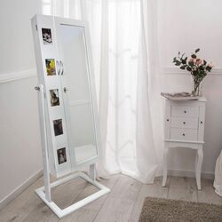 Dulap-oglinda pentru bijuterii Chomik PHO1264 (White)