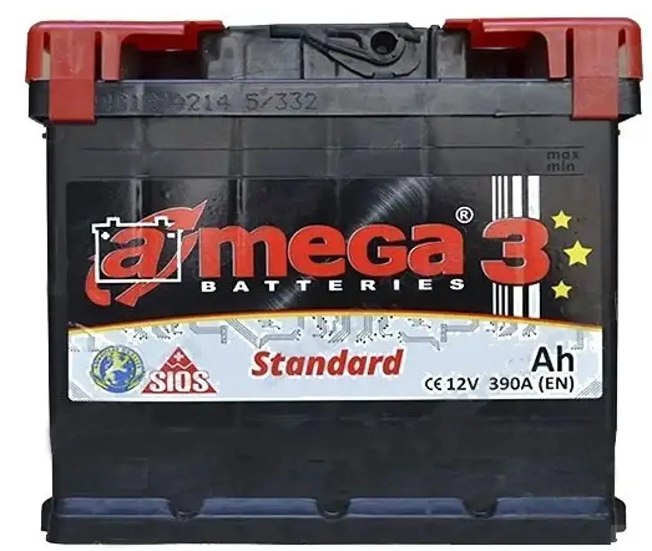 Аккумулятор Amega Standard 45Ah 390A