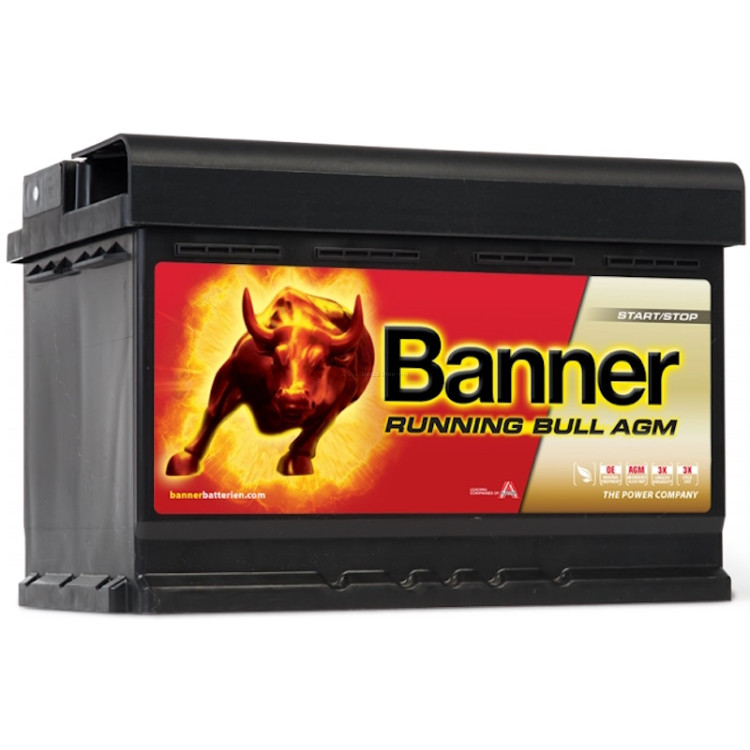 Acumulator Banner Running Bull AGM 70Ah 760A 570 01