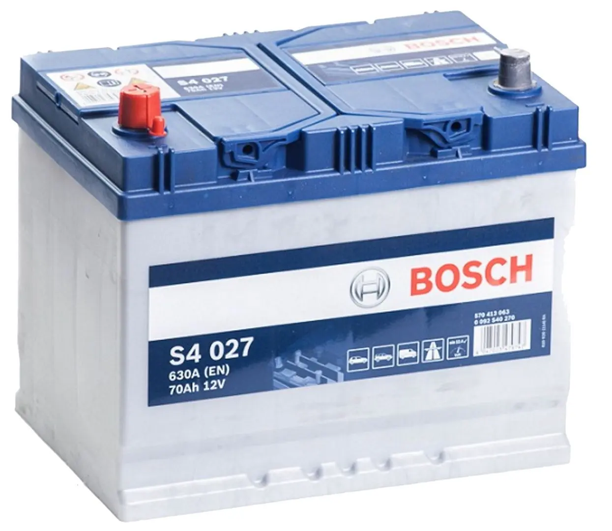 Аккумулятор Bosch Silver S4 027 70Ah 630A