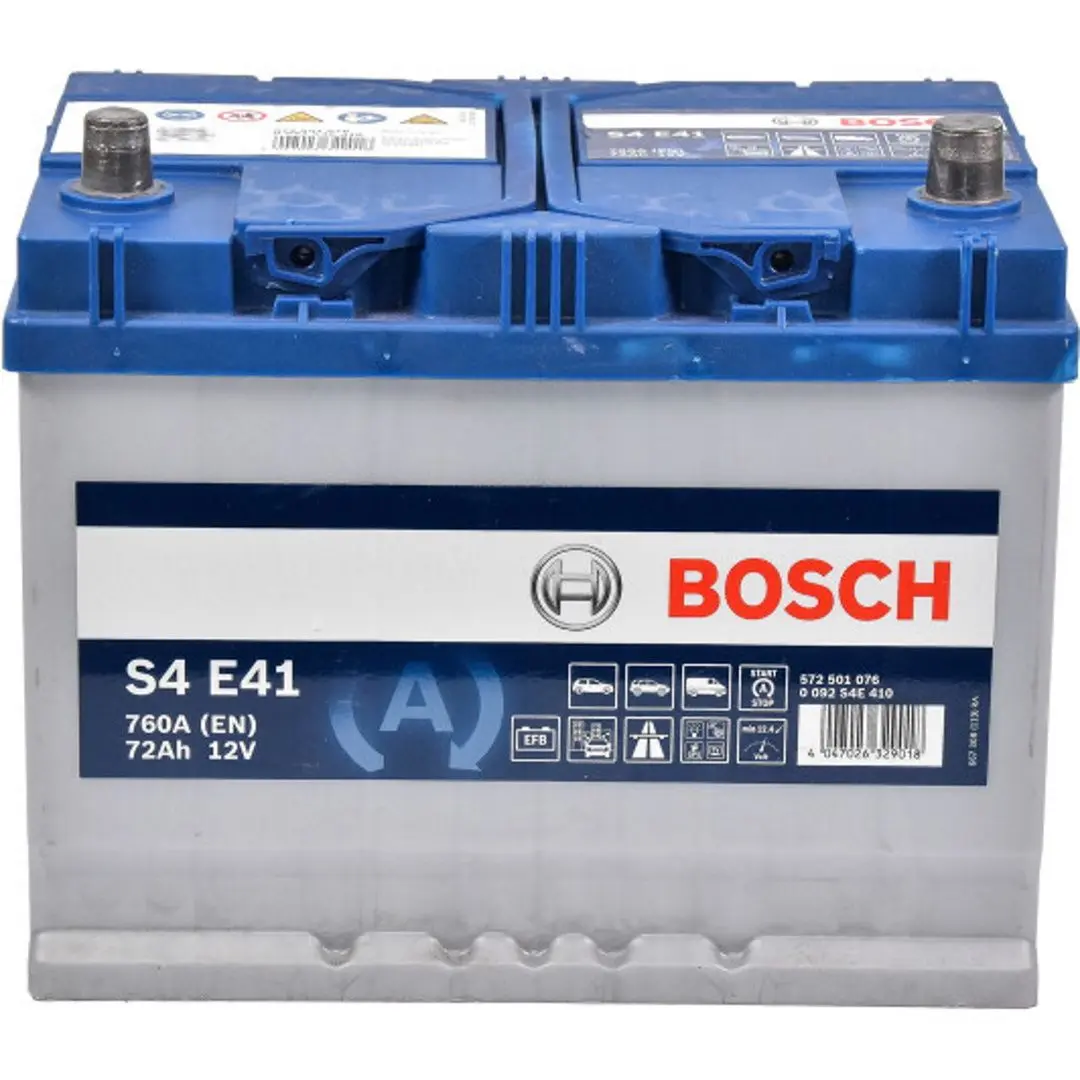 Acumulator Bosch S4 E41 EFB 72Ah 760A