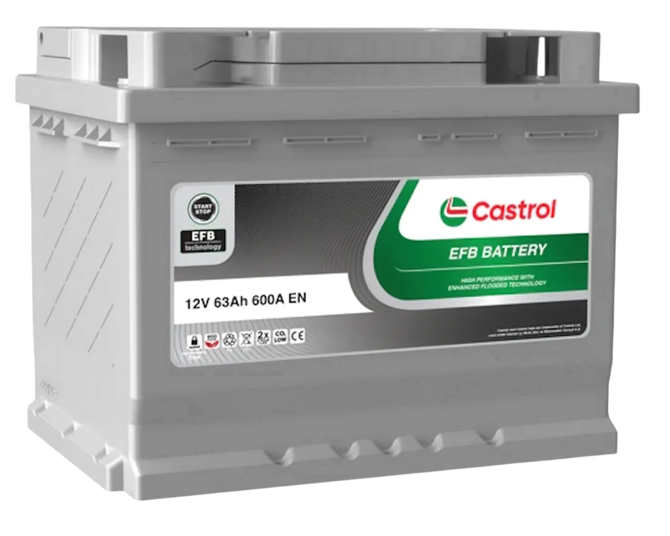 Acumulator Castrol SLI 63Ah 600A