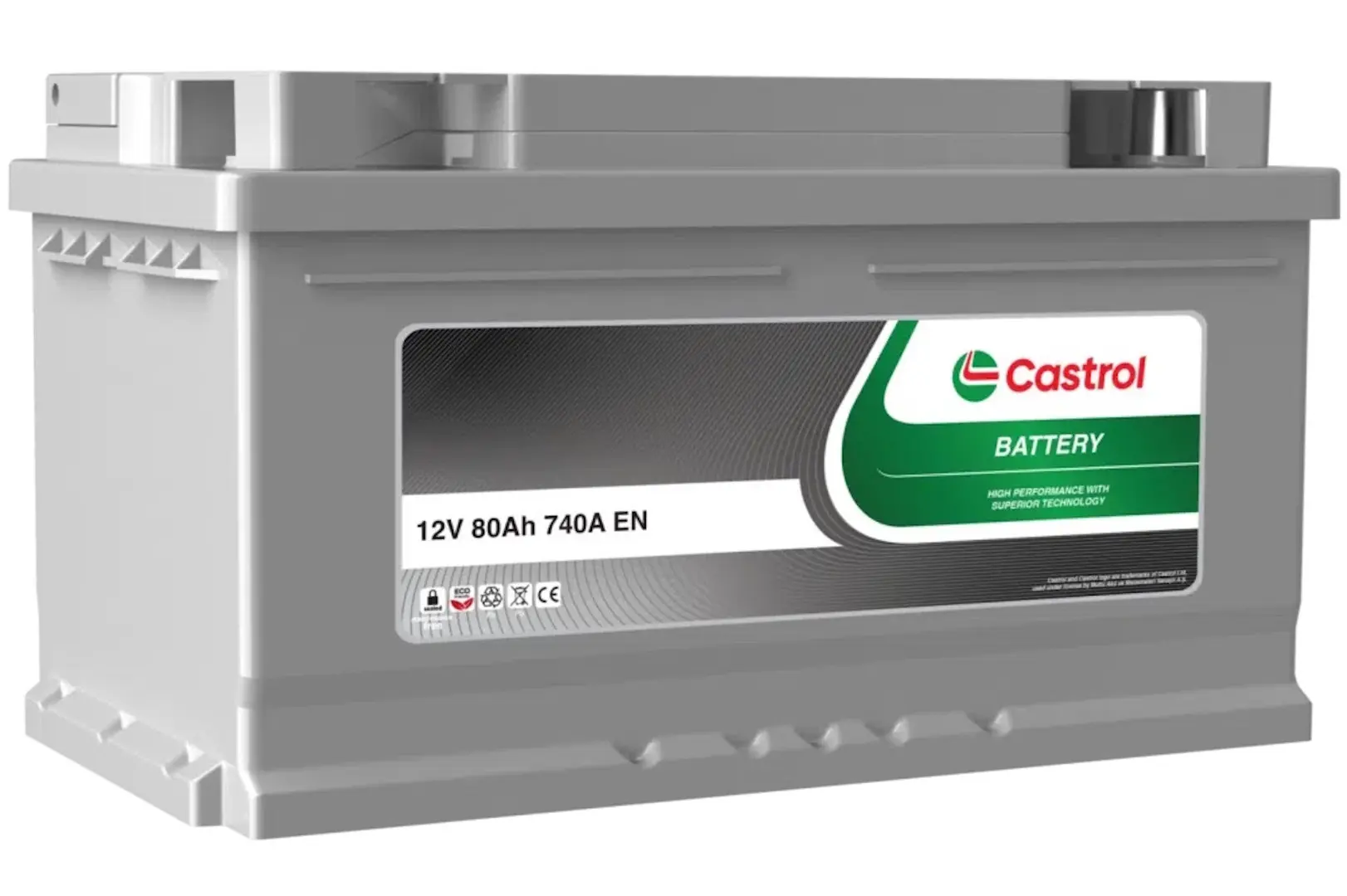 Аккумулятор Castrol SLI 80Ah 740A