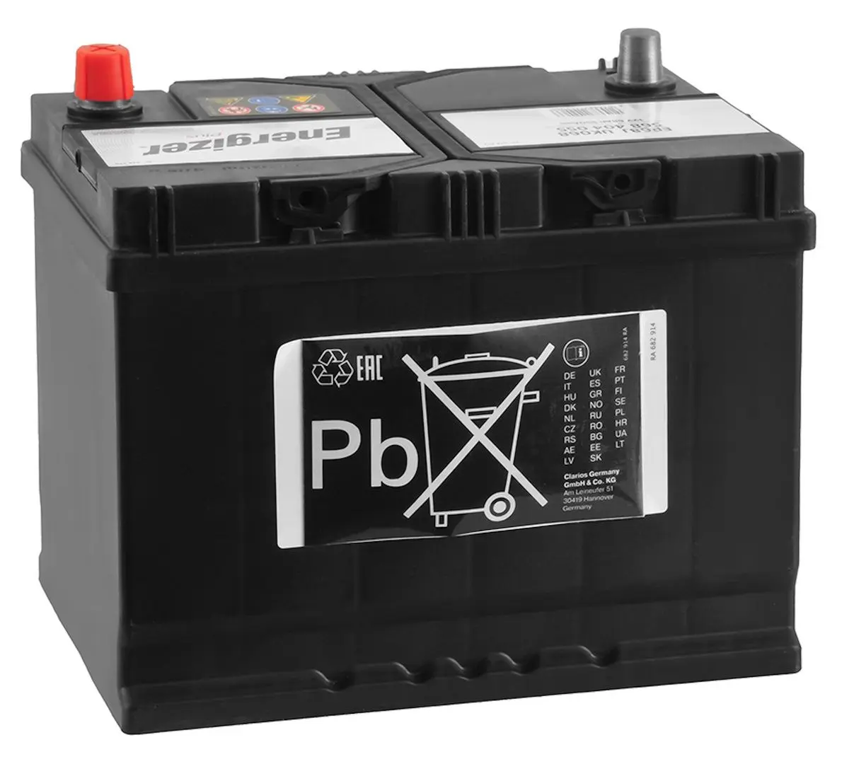 Аккумулятор Energizer Plus 68Ah 550A +R