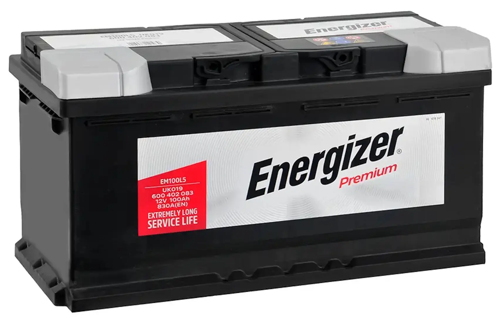 Аккумулятор Energizer Premium 100Ah 830A P+