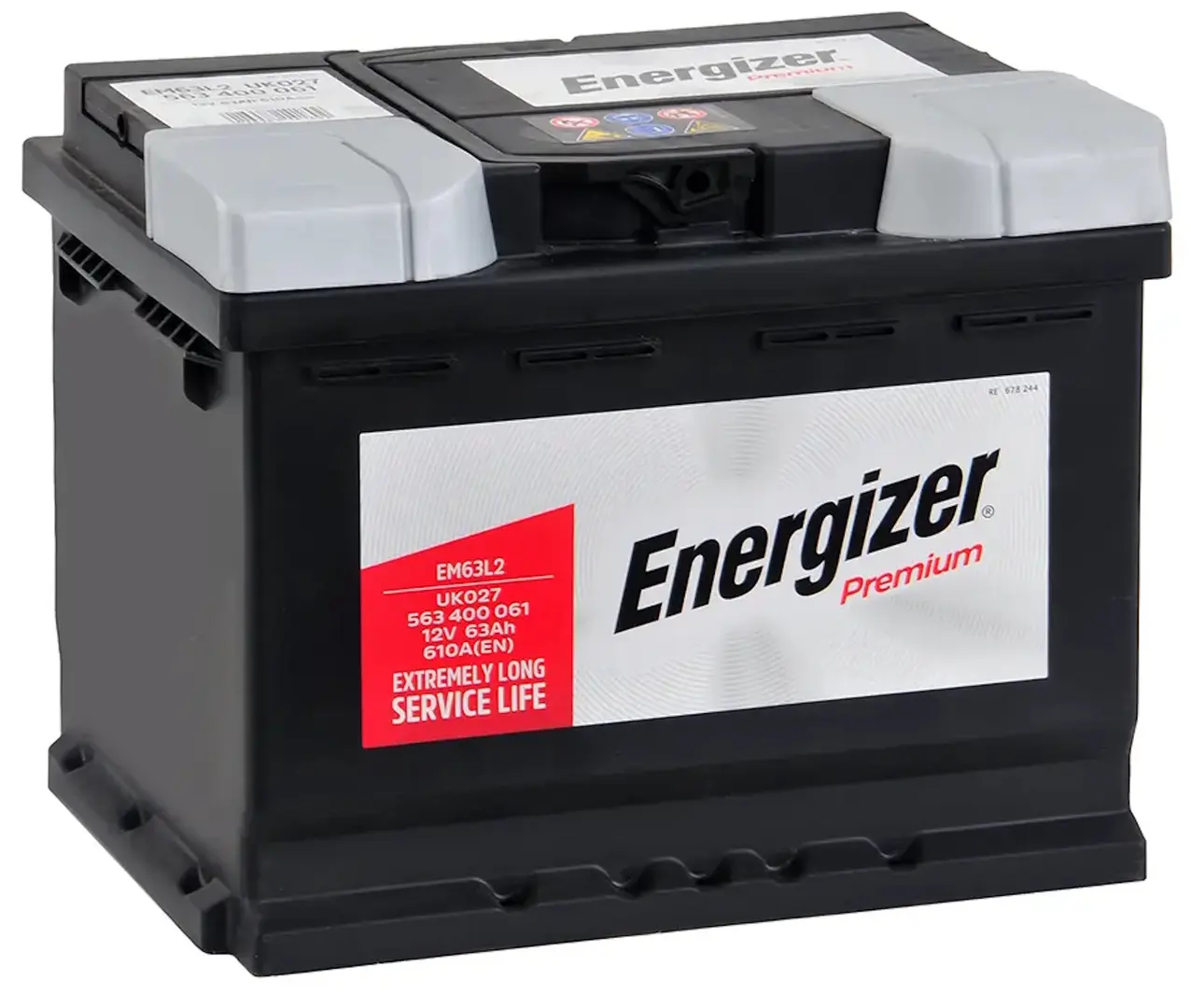 Acumulator Energizer Premium 63Ah 610A P+