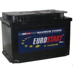 Аккумулятор Eurostart Blue ETN0 74Ah 660A R