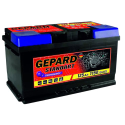 Acumulator Gepard Standart 125Ah 1150A R+