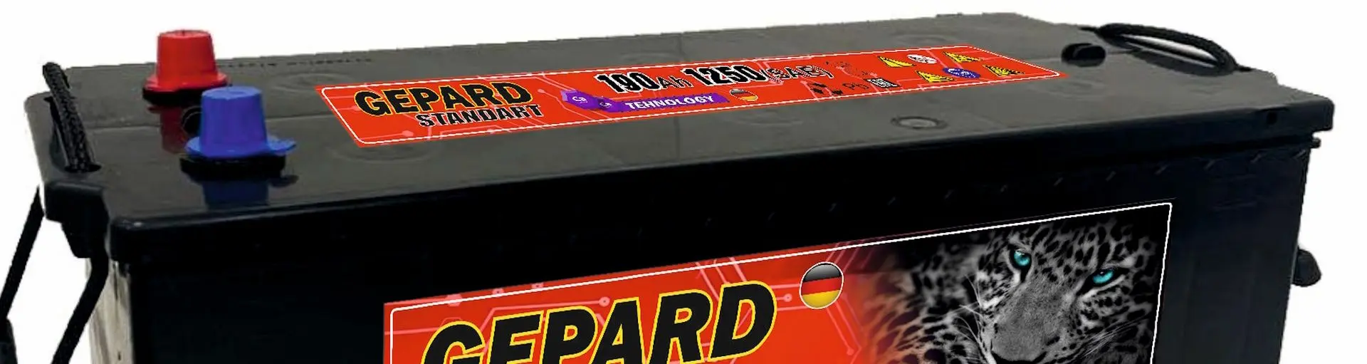 Аккумулятор Gepard Standart 190Ah 1250A +L - 2