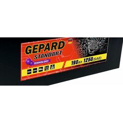 Аккумулятор Gepard Standart 190Ah 1250A +L Thumb