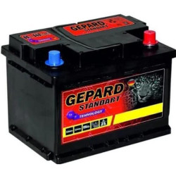 Аккумулятор Gepard Standart 62Ah 600А