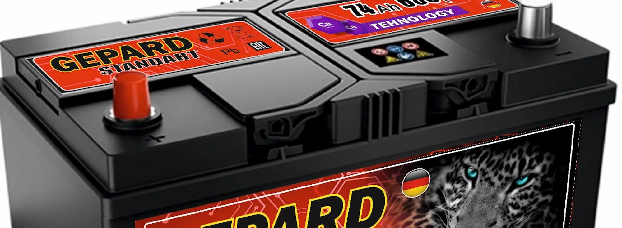 Acumulator Gepard Standart 74Ah 680A +R