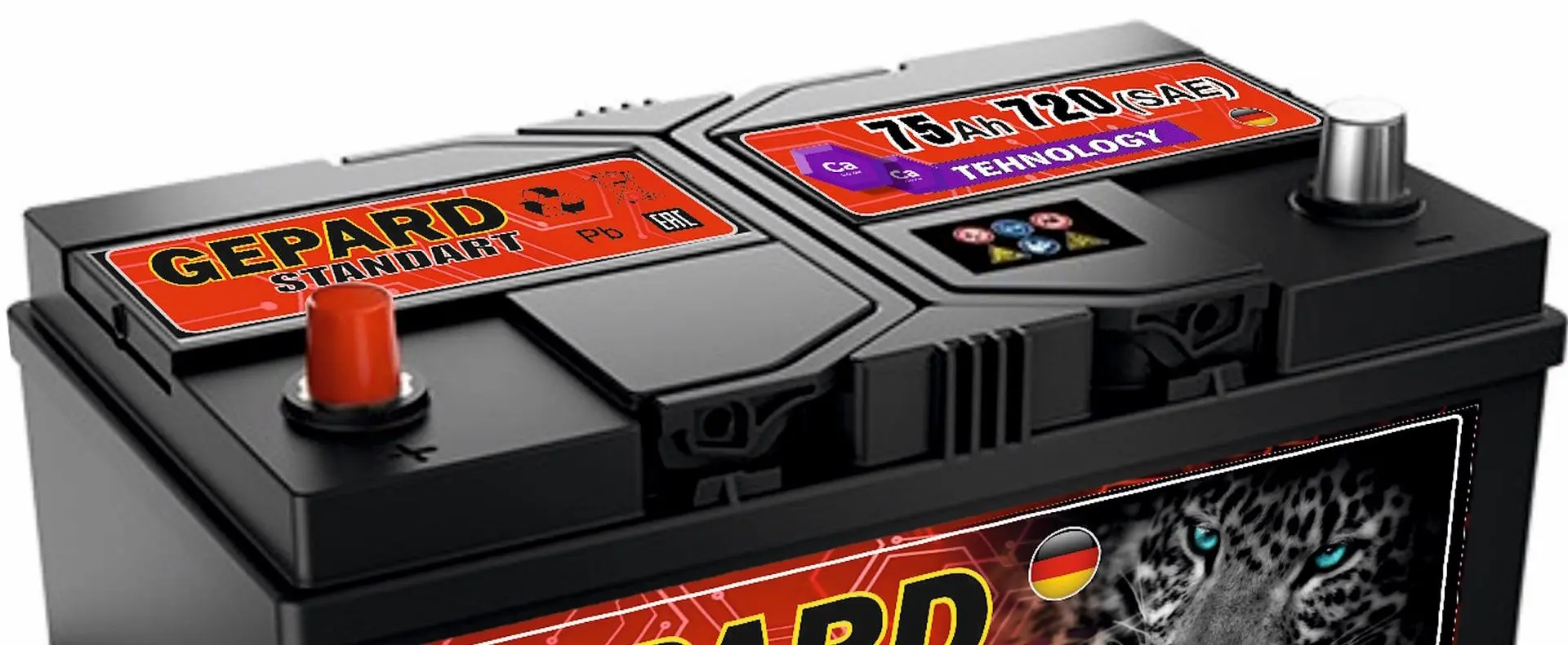 Аккумулятор Gepard Standart 75Ah 720A +L