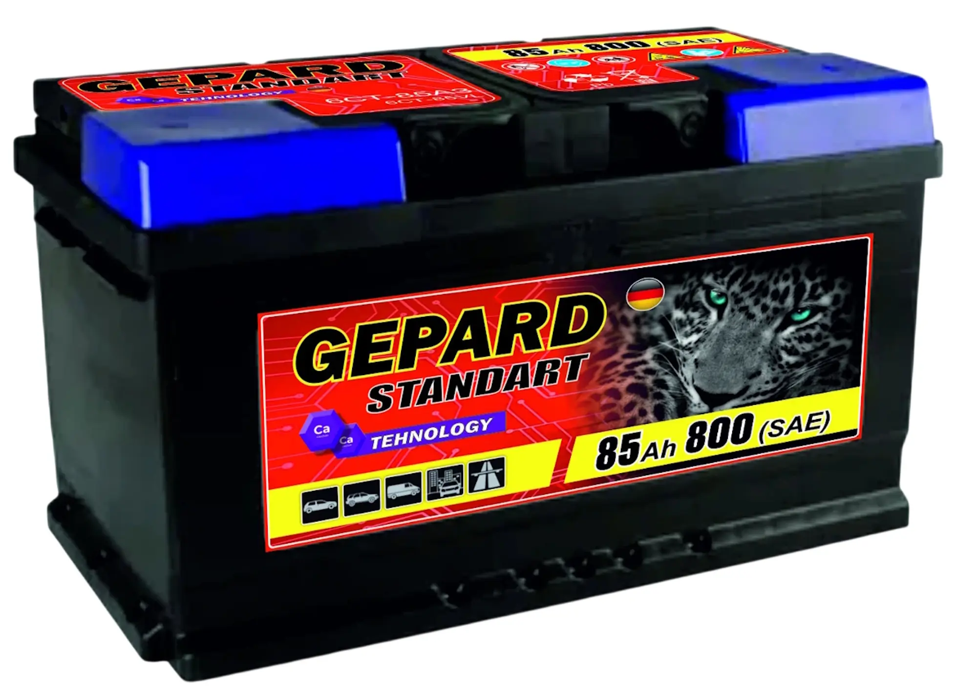 Acumulator Gepard Standart 85Ah 800A R+