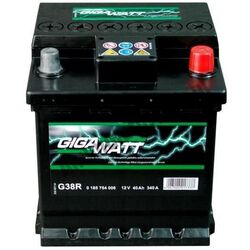 Аккумулятор Gigawatt G38R 40Ah 340A