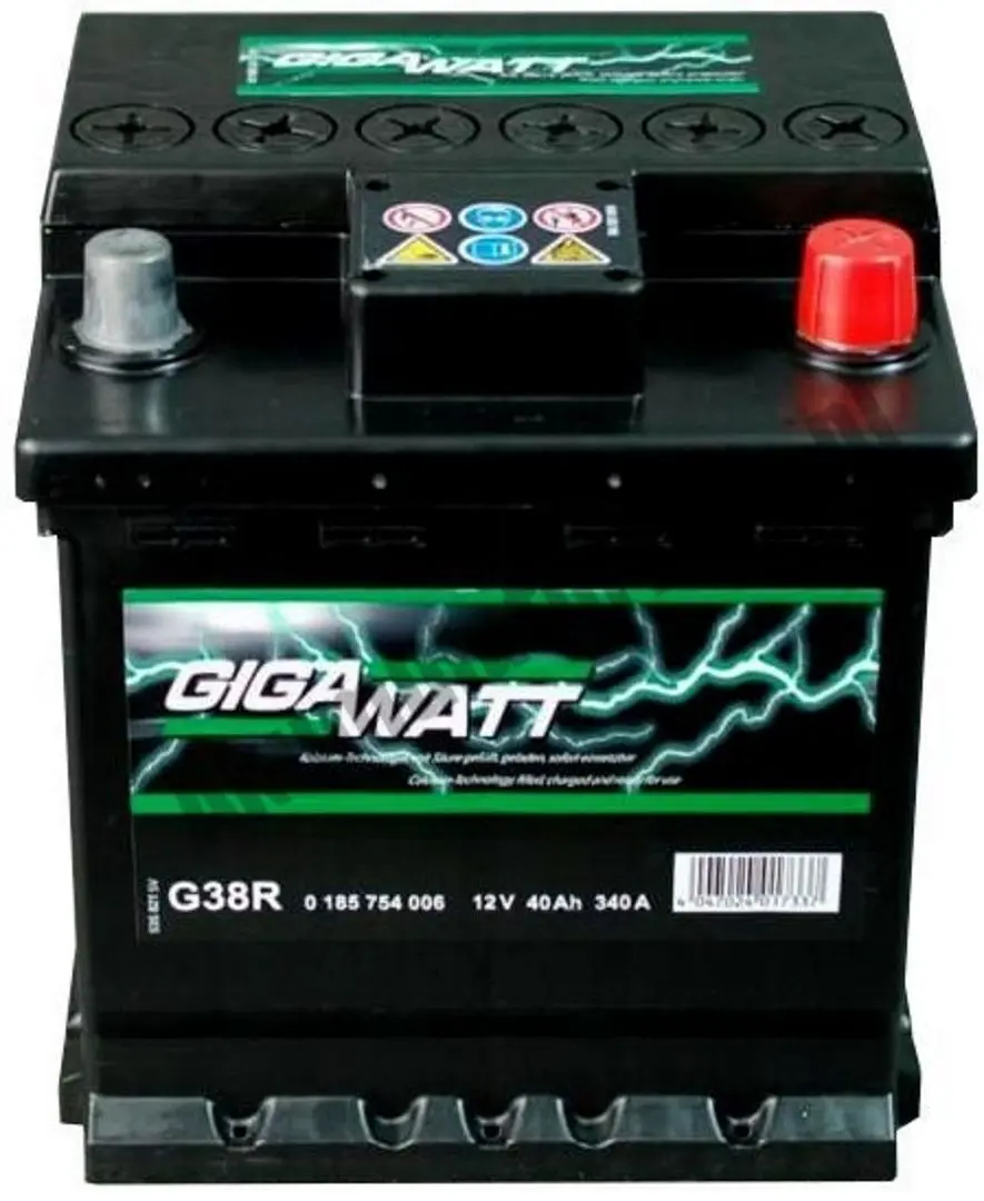 Аккумулятор Gigawatt G38R 40Ah 340A