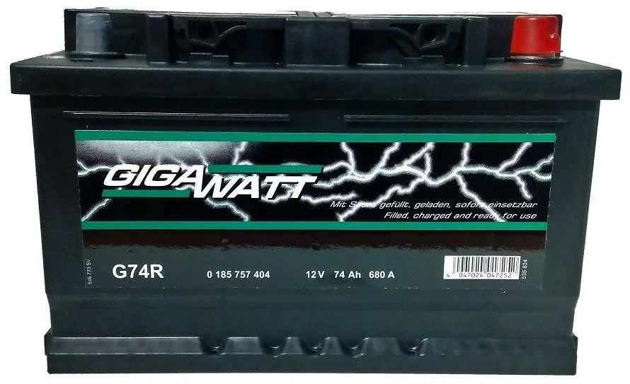Acumulator Gigawatt G74R 74Ah 680A