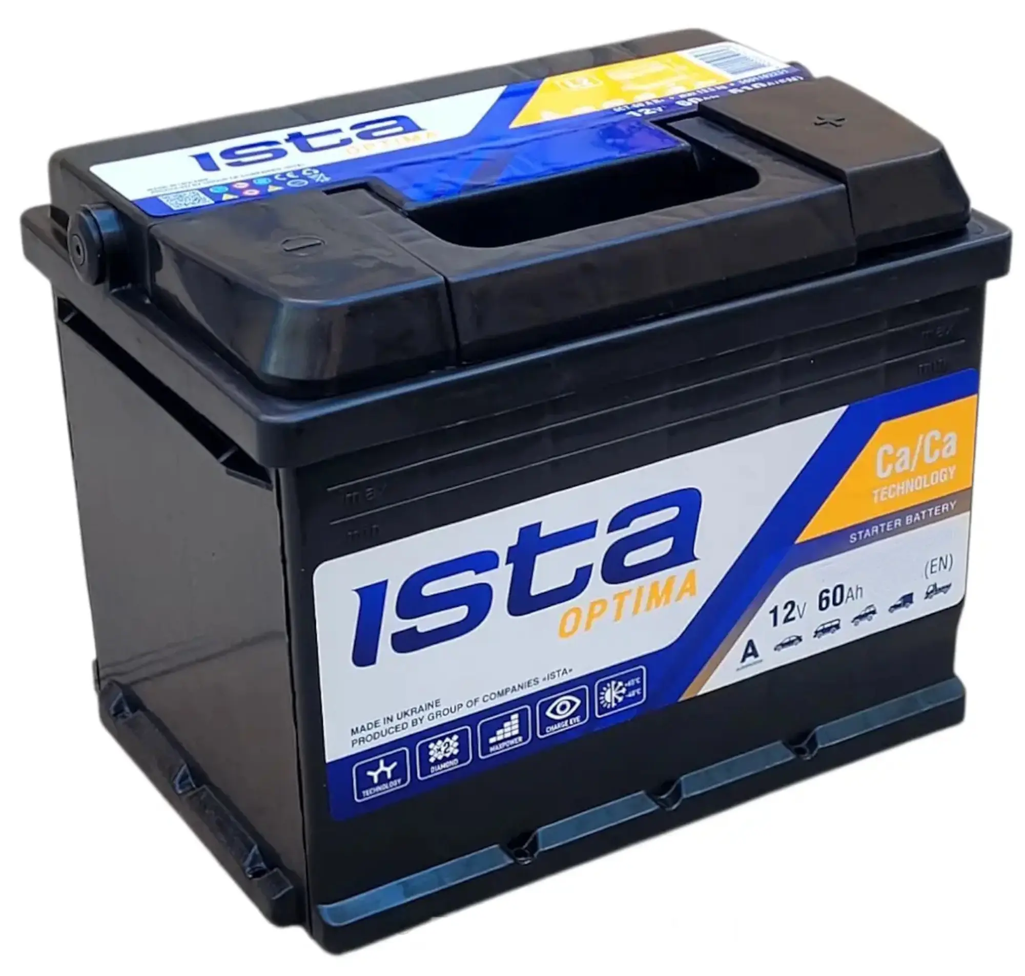 Acumulator Ista Optima 60Ah 580A +R
