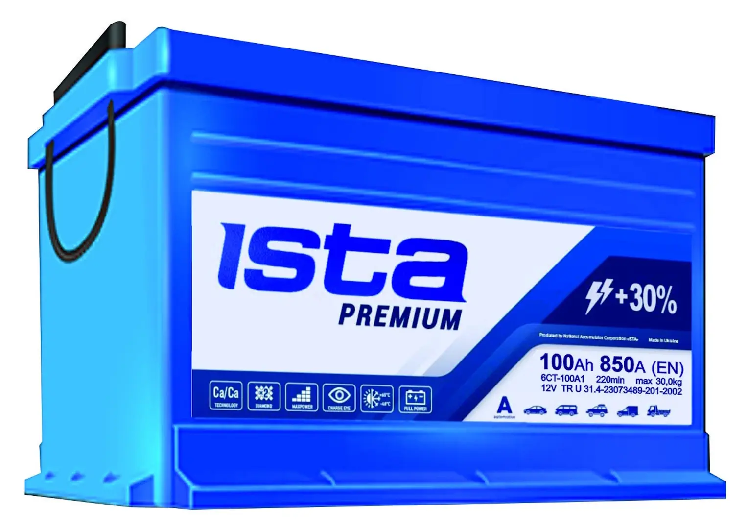 Acumulator Ista Premium 100Ah 850A +R