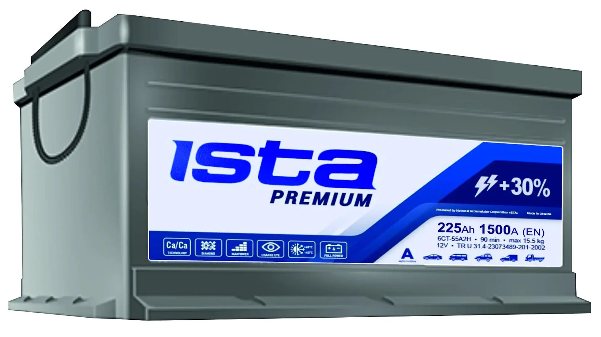 Аккумулятор Ista Premium 225Ah 1500A +R