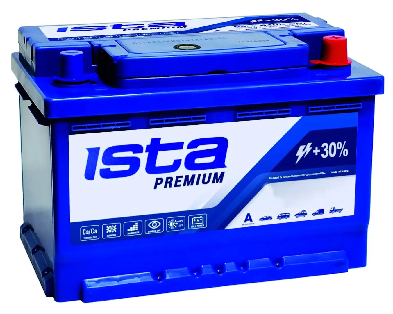 Аккумулятор Ista Premium 60Ah 600A +R