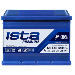 Acumulator Ista Premium 65Ah 640A +R Thumb