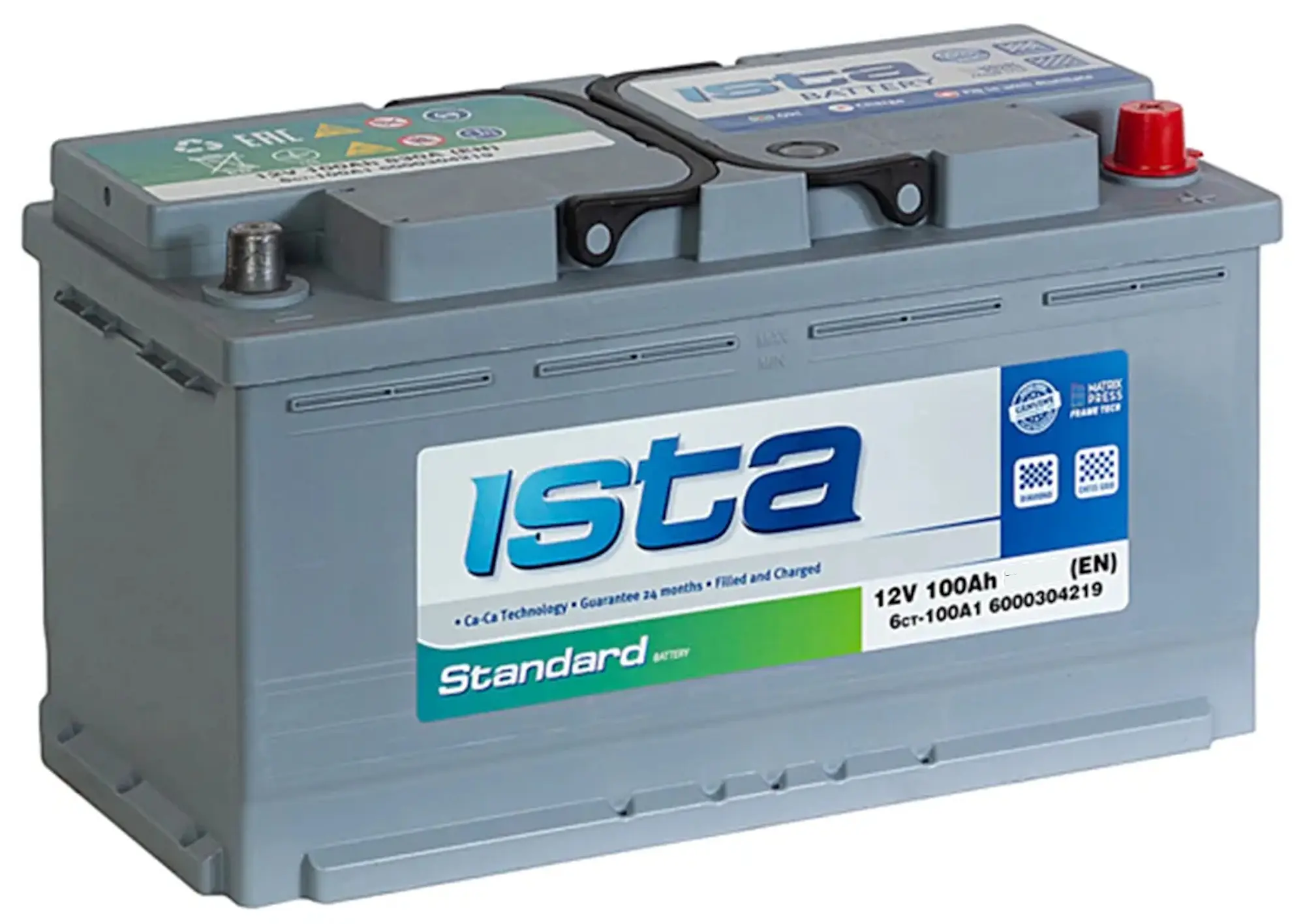 Acumulator Ista Standard 100Ah 840A +R